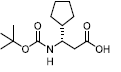 N-Boc-(3S)-3-amino-3- cyclopentylpropanoic acid