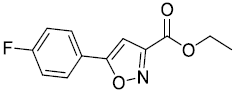 Ethyl 5-(4- fluorophenyl)isoxazole-3- carboxylate