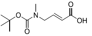 (E)-4-((tert - Butoxycarbonyl)(methyl)am ino)but-2-enoic acid