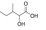 2-Hydroxy-3- methylpentanoic acid