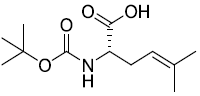 Boc-(S)-2-amino-5- methylhex-4-enoic acid