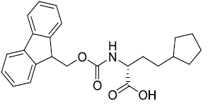 Fmoc-(R)-2-amino-4- cyclopentylbutanoic acid