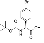 N-Boc-(S)-4- bromophenylglycine