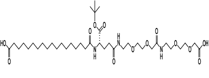 tBuO-Ste-Glu(AEEA-AEEAOH)- OtBu
