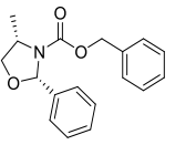 (2S,4S)-3- Benzyloxycarbonyl-4- methyl-2-phenyl-1,3- oxazolidine