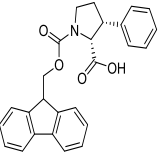 Racemic Fmoc-cis-3-phenylpyrrolidine-2-carboxylic acid
