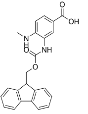 3-(Fmoc-amino)-4- (methylamino)benzoic acid