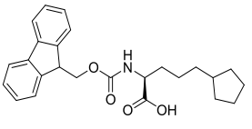 Fmoc-(S)-2-amino-5- cyclopentylpentanoic acid