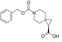 (R)-6-(Benzyloxycarbonyl)- 6-azaspiro(2.5)octane-1- carboxylic acid