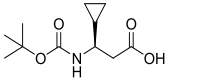 (3R)-3-(Boc-amino)-3- cyclopropyl-propanoic acid