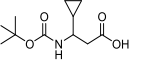 3-((tertButoxycarbonyl)amino)-3- cyclopropylpropanoic acid