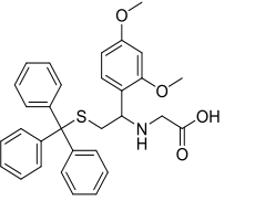 N-(1-(2,4- Dimethoxyphenyl)-2-Stritylmercapto)ethylglycine
