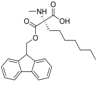 Fmoc-(S)-2-(methyl)aminononanoic acid