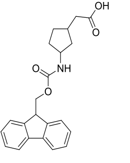2-(3-(Fmocamino)cyclopentyl)acetic acid